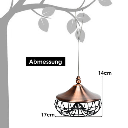 Outdoor Bird Feeder Hanging Wild Bird Feeder 17 x 17 x 14 cm