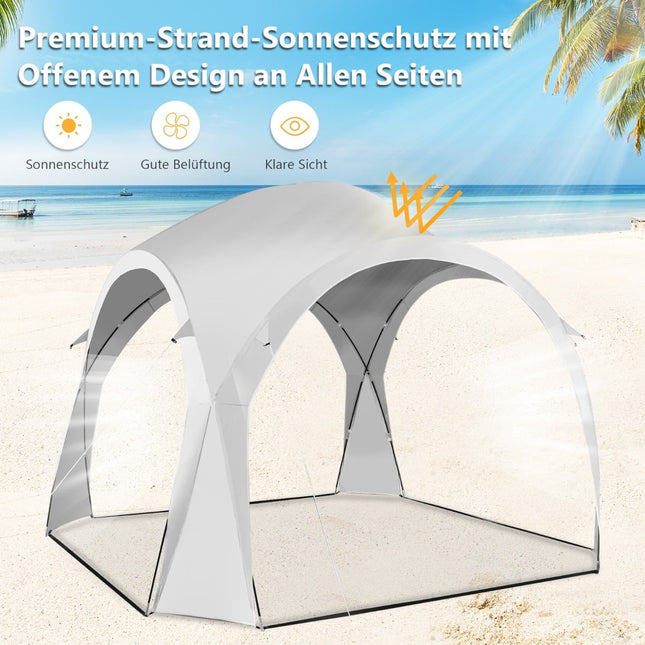 Outdoor-Pavillon mit UPF50+-Sonnenschutz für 6–8 Personen