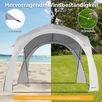 Buitentent met UPF50+ zonbescherming, geschikt voor 6-8 personen