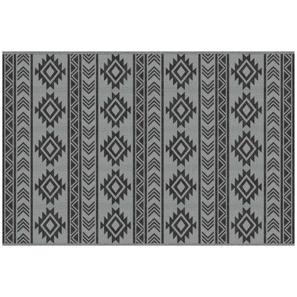 Wasserdichte Outdoor-Kunststoffmatte – beidseitig, 182 x 274 cm