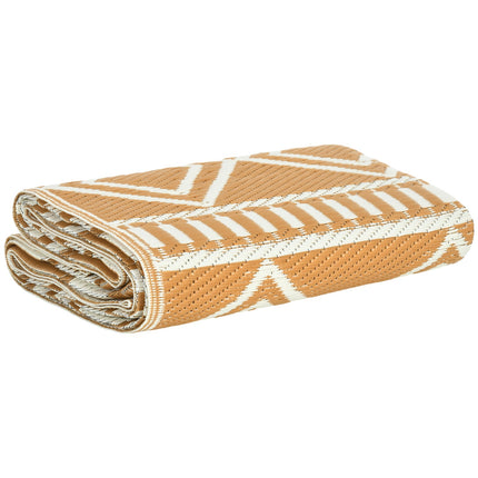 Waterproof outdoor mat for garden & camping, 121x182cm