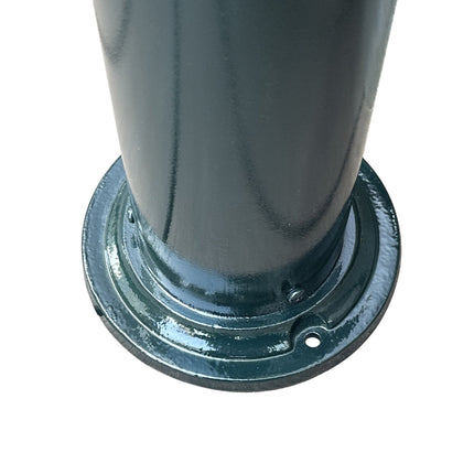 Gartensäule mit Wasserspeier aus Aluminiumguss, Grün