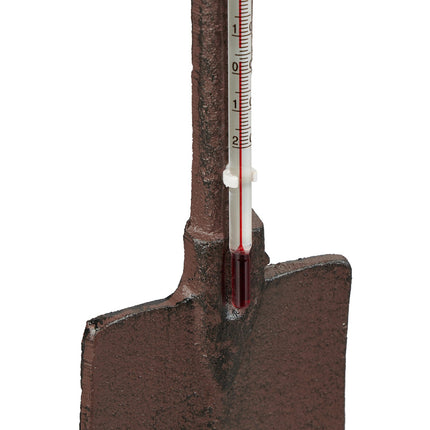 Outdoor-Gartenspaten-Thermometer aus Gusseisen – wetterfest