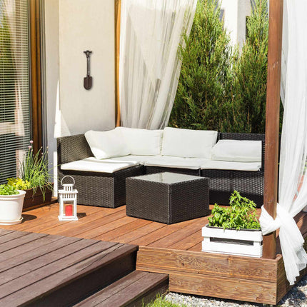 Outdoor-Gartenspaten-Thermometer aus Gusseisen – wetterfest