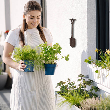 Outdoor-Gartenspaten-Thermometer aus Gusseisen – wetterfest