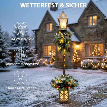 Outdoor Christmas Lantern with 50 Warm White LEDs, 150cm