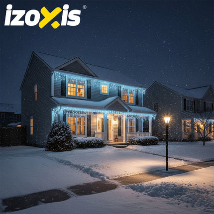 Outdoor-Weihnachtsbeleuchtung, 300 LEDs, Kaltweiß, 15m, 8 Modi