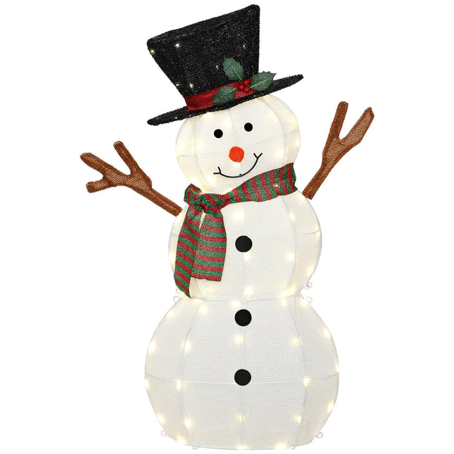 Outdoor Christmas Snowman Decoration with LED Lights
