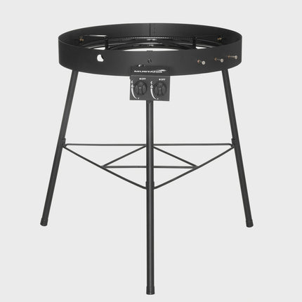 Outdoor Cooking Set with Enamel Burner, Windshield, Stand