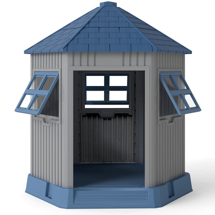 Outdoor Dog House, Large Entrance, Weatherproof PP