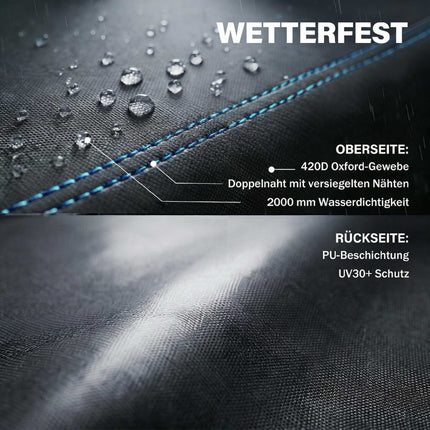 Gartenmöbelabdeckung, wasserdicht 420D Oxford, 180x120x74cm