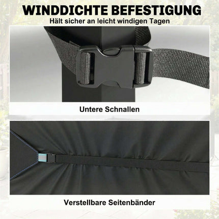 Gartenmöbelabdeckung, wasserdicht 420D Oxford, 180x120x74cm