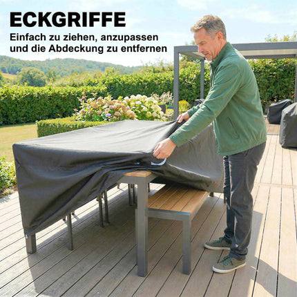 Gartenmöbelabdeckung, wasserdicht 420D Oxford, 180x120x74cm
