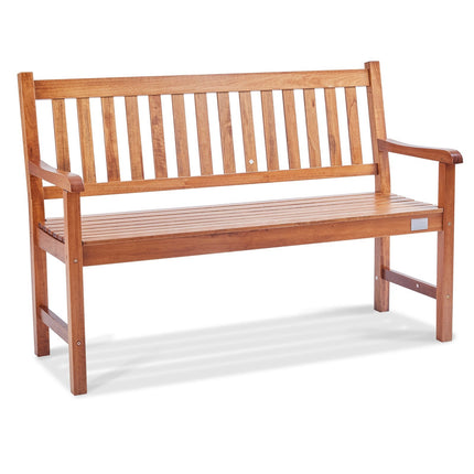 Outdoor Garden Bench, 50 Inch Wood, 800 lb Capacity