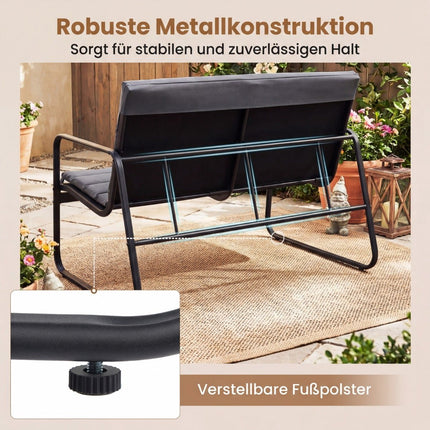 Gartenmöbel-Set mit Kissen – 4-teilig