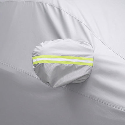 Outdoor Hatchback Car Cover, 400–435 cm, Silver