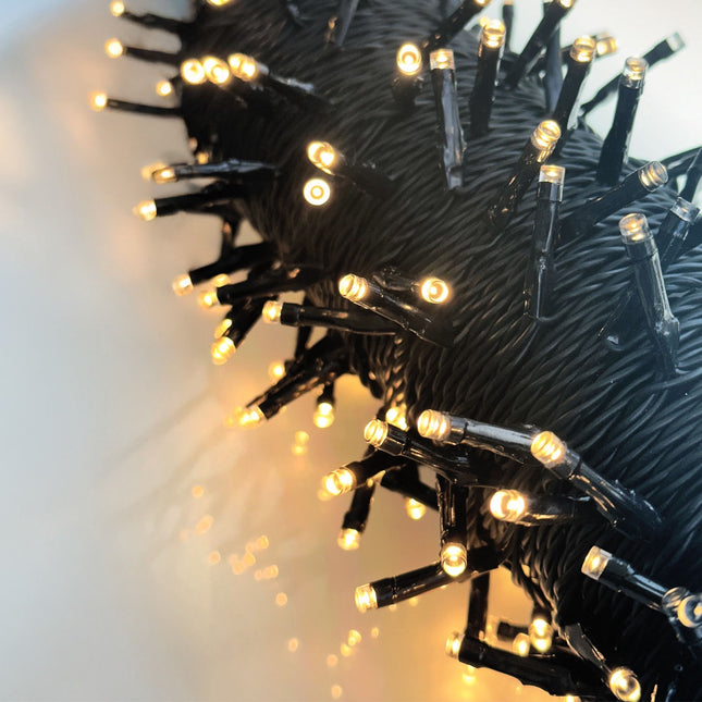 LED Lichterkette Außen 10m, 100 LEDs, Warmweiß