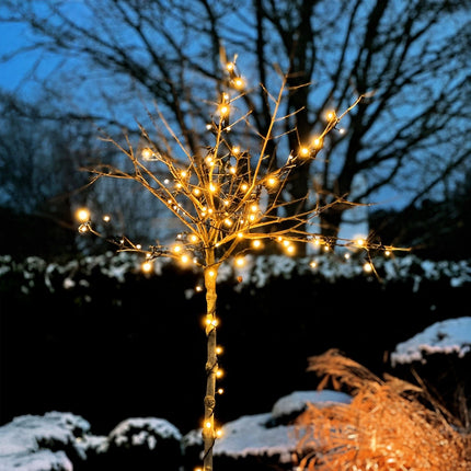 LED Lichterkette Außen 10m, 100 LEDs, Warmweiß