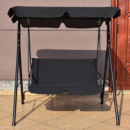 Outdoor Hollywoodschaukel mit Dach und Kissen