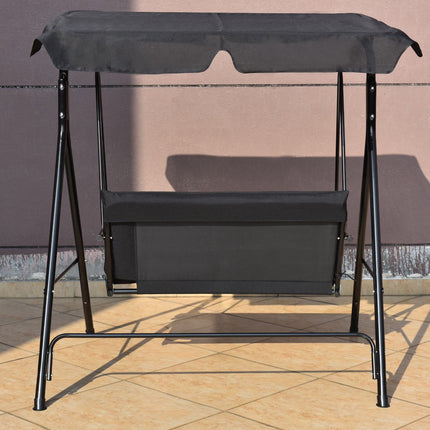 Outdoor Hollywoodschaukel mit Dach und Kissen