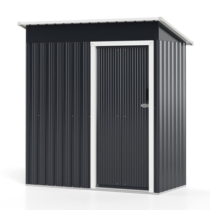 Outdoor Metall Gerätehaus, 163 x 86 cm, Abschließbare Tür