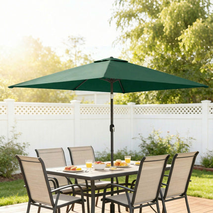 Outdoor Patio Umbrella, Adjustable Tilt, 300x200 cm