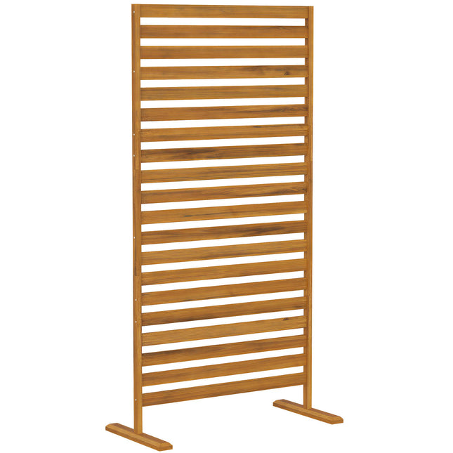 Sichtschutz für den Außenbereich, Naturholz, 80x170 cm