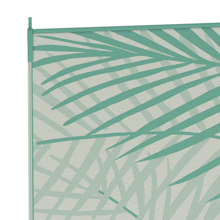 Large Reversible Outdoor Rug - Water Repellent, Green, 365x274cm