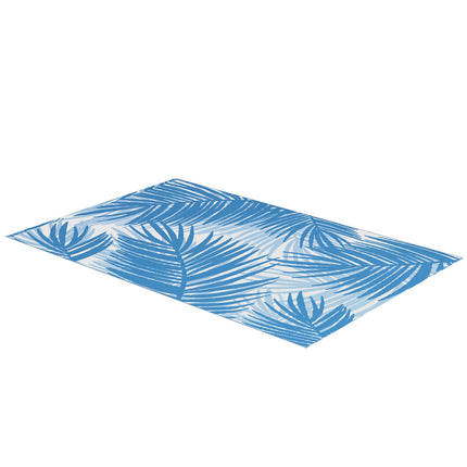Wendbare Outdoor-Matte mit Tasche, 182x274cm, blau