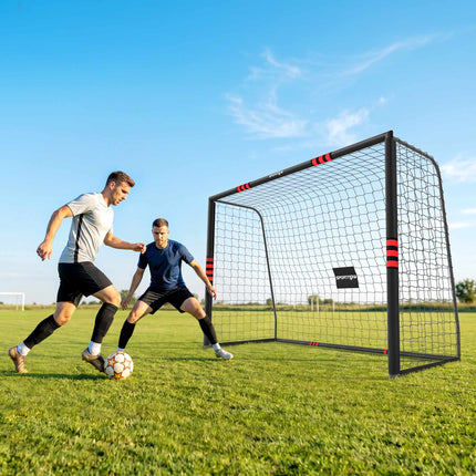 Outdoor Soccer Goal 300x200 cm with Net and Foam Padding