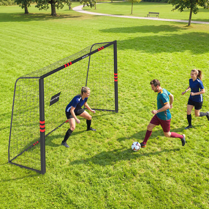 Outdoor Soccer Goal 300x200 cm with Net and Foam Padding