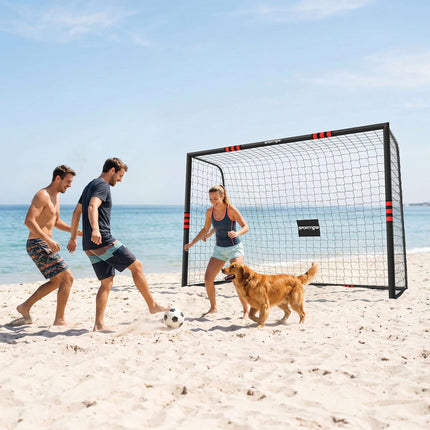 Outdoor Soccer Goal 300x200 cm with Net and Foam Padding