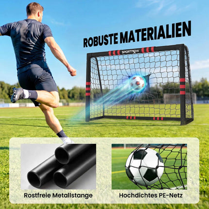 Outdoor Soccer Goal with Net, Foam Padding – 180x120 cm