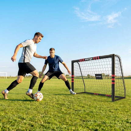 Outdoor Soccer Goal with Net, Foam Padding – 180x120 cm