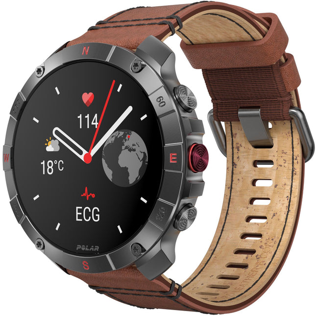 Outdoor-Sportuhr, Titan, AMOLED-Saphirglas-Display