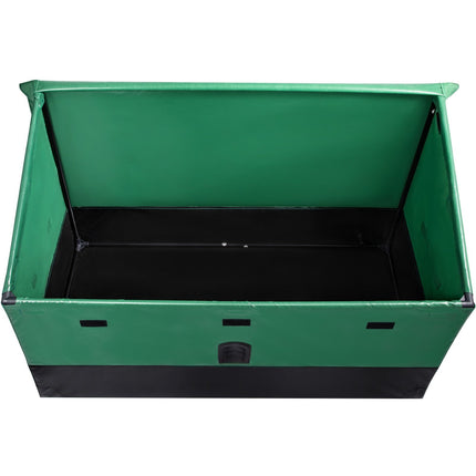 Outdoor Storage Box, 100 Gallon, Waterproof, Galvanized Frame
