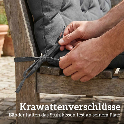 Schaukelauflage für Außenbereich, wasserabweisend, 150x100 cm, Dunkelgrau