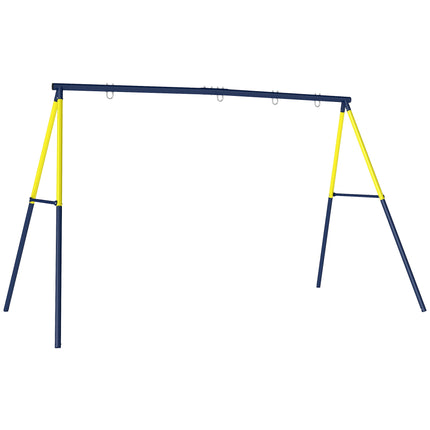 Outdoor-Schaukelset für Kinder, Stahlrahmen, 3 Sitze