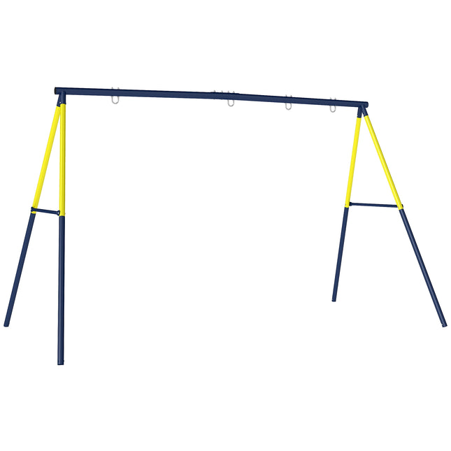 Outdoor-Schaukelset für Kinder, Stahlrahmen, 3 Sitze