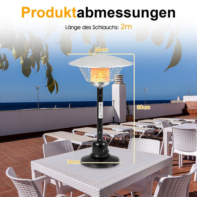 Outdoor Tabletop Patio Heater, 3200W, Black, Safe & Portable
