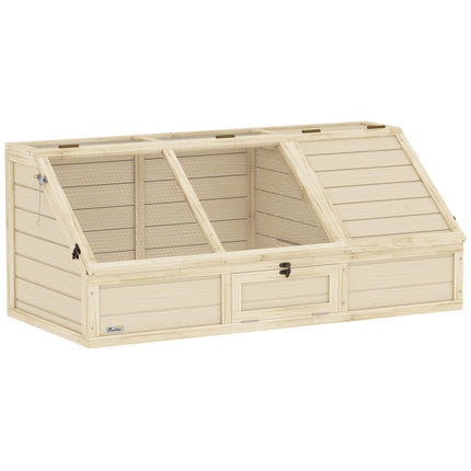 Venkovní výběh pro želvy, design s otevřeným dnem