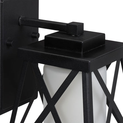 Outdoor Wall Light Black