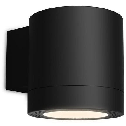 Außenwandleuchte, Schwarz, IP44, GU10 Fassung