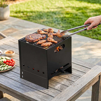 Holzbefeuerter Outdoor-Pizzaofen, 3-in-1 mit Pizzastein & -schieber