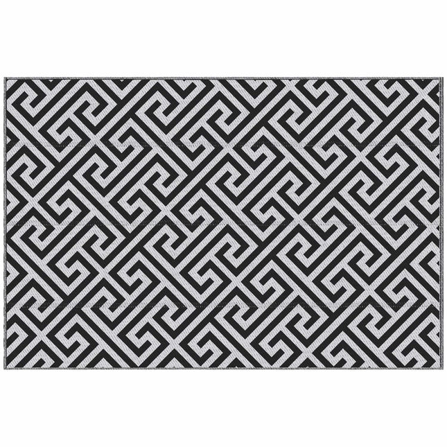 Outdoor-Plastikmatte – wasserabweisend, doppelseitig, 152x243 cm
