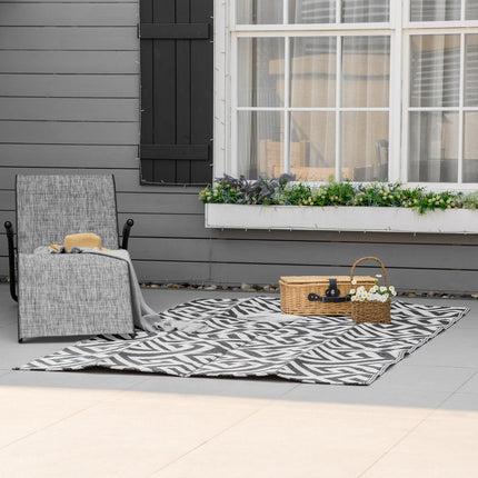 Outdoor-Plastikmatte – wasserabweisend, doppelseitig, 152x243 cm