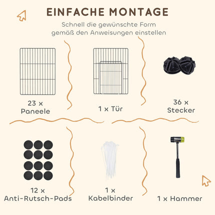 Kaninchendraht für Hasen und Meerschweinchen, innen/außen