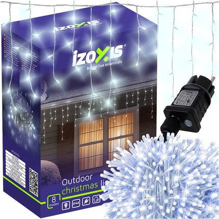 Außenleuchten 500LED 22,5m kaltweiß Izoxis 26705