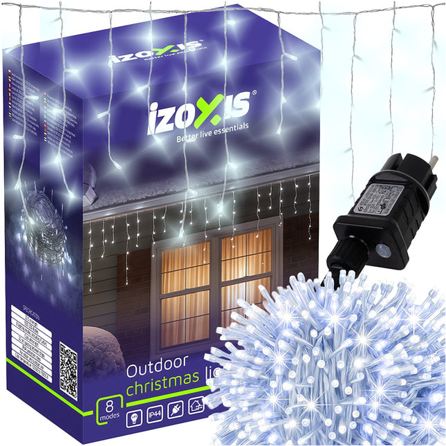 Außenleuchten 500LED 22,5m kaltweiß Izoxis 26705