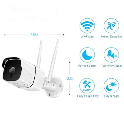 Intelligente Wi-Fi/IP-Kamera für den Außenbereich, TUYA-kompatibel